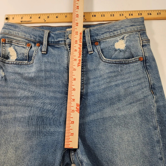 MADWELL The Perfect Vintage Jean  Medium Wash Distressed Size 27 - Picture 13 of 14